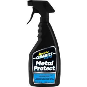 STAR BRITE Ceramics Metal Protect – SiO2 Polymer Protection – Durable Barrier Against Corrosion, Pitting, Salt Damage for Pontoons, Trailers, Towers 22 oz Spray (203322)
