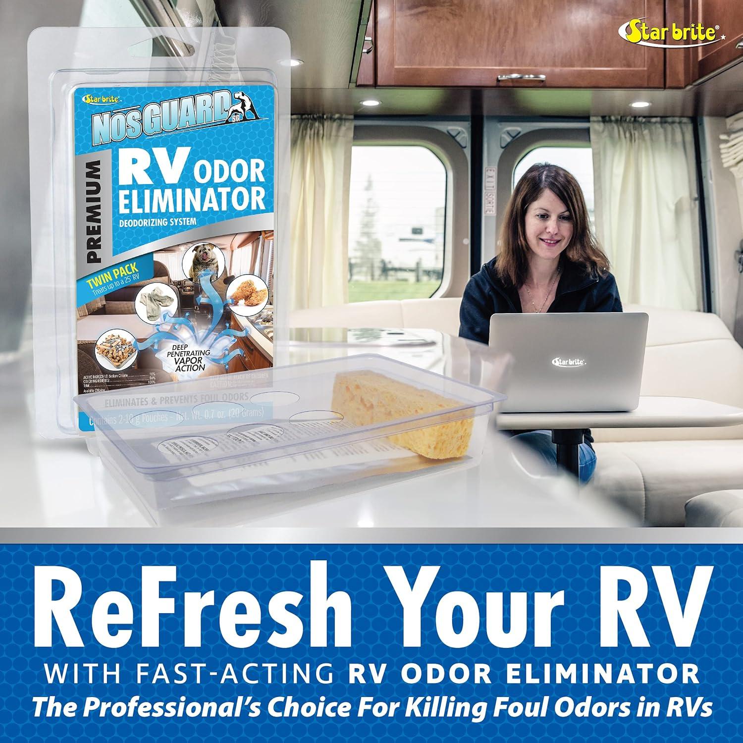 image:imageSTAR BRITE NosGUARD SG RV Odor Eliminator Deep Penetrating Vapor System Twin Pack 10G 079950Rv Odor Eliminator