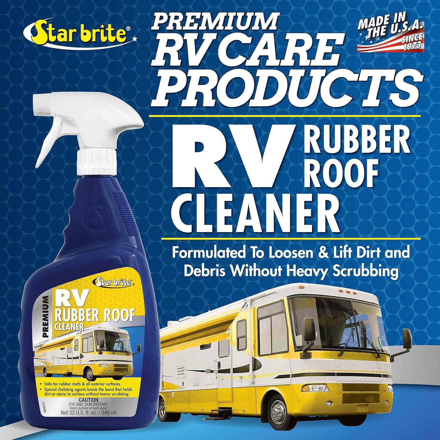 image:imageSTAR BRITE Premium RV Rubber Roof Cleaner Effortless Cleaning for Camper Roofs Fiberglass amp Painted Surfaces128 Oz Gallon