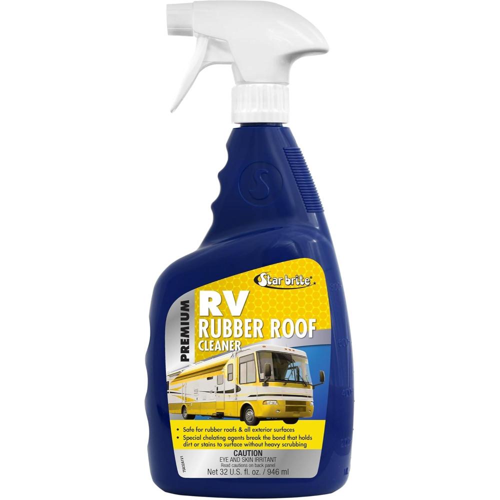 image:imageSTAR BRITE Premium RV Rubber Roof Cleaner Effortless Cleaning for Camper Roofs Fiberglass amp Painted Surfaces32 Oz Spray