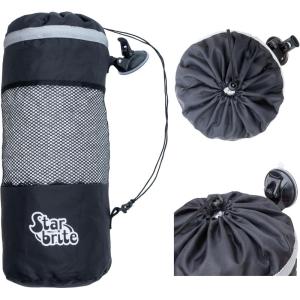 STAR BRITE Mesh Trash Bag with Locking Suction Cup & Litter Guard Cinch Tie – for Boats, RVs, Gold Carts, & Outdoor Adventures – Durable & Washable, 5 Gallon Capacity (52074)…